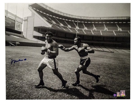 Muhammad Ali Signed 16x20 Photo w/ Ken Norton At Yankee Stadium